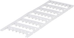 X20 ID-label large, blank, WH,48 modules